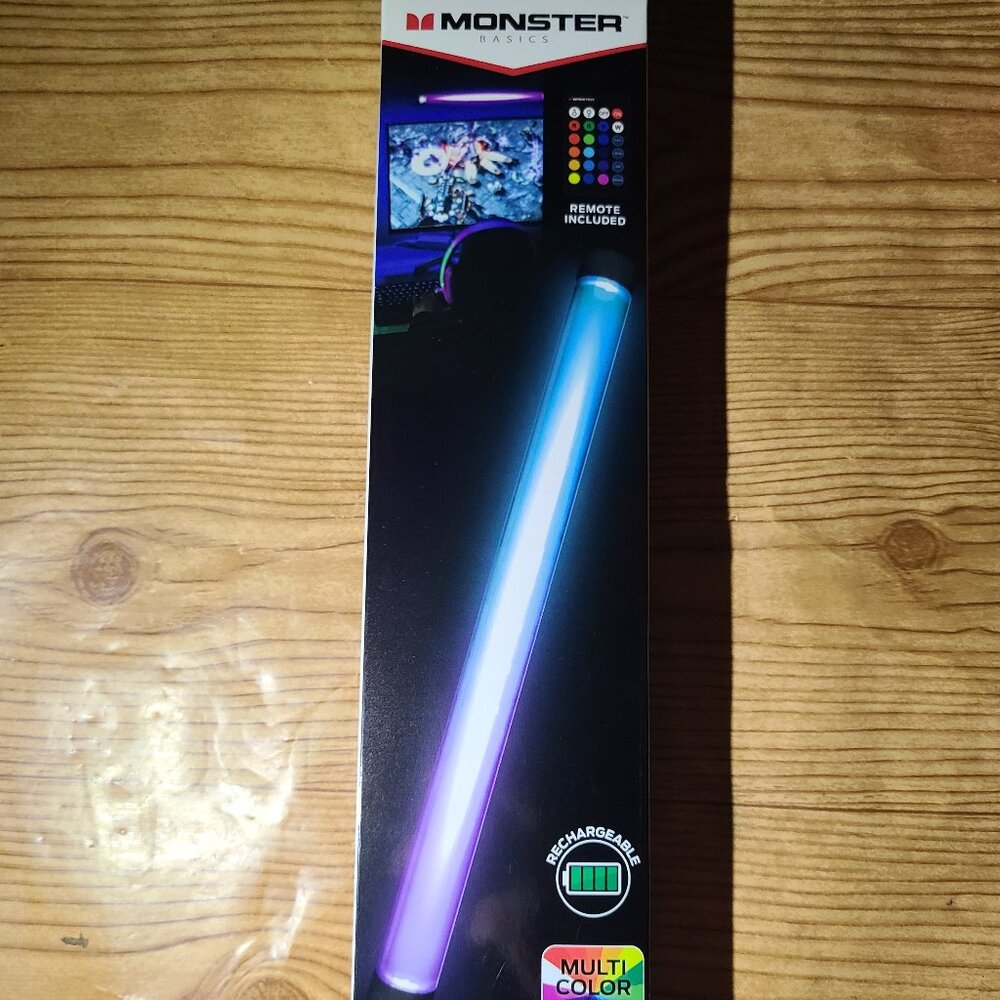 Monster Rechargeable Multicolor LED Beam Light (NEW)